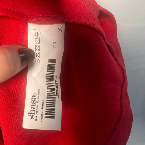 Shasa Vibrant Red Vest - Picture 4 of 4